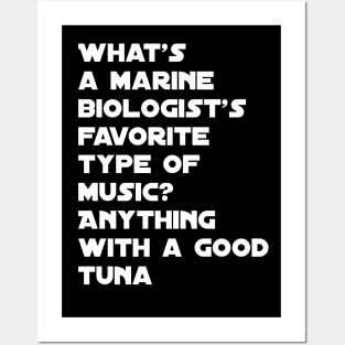 Funny marine biologist quote Posters and Art